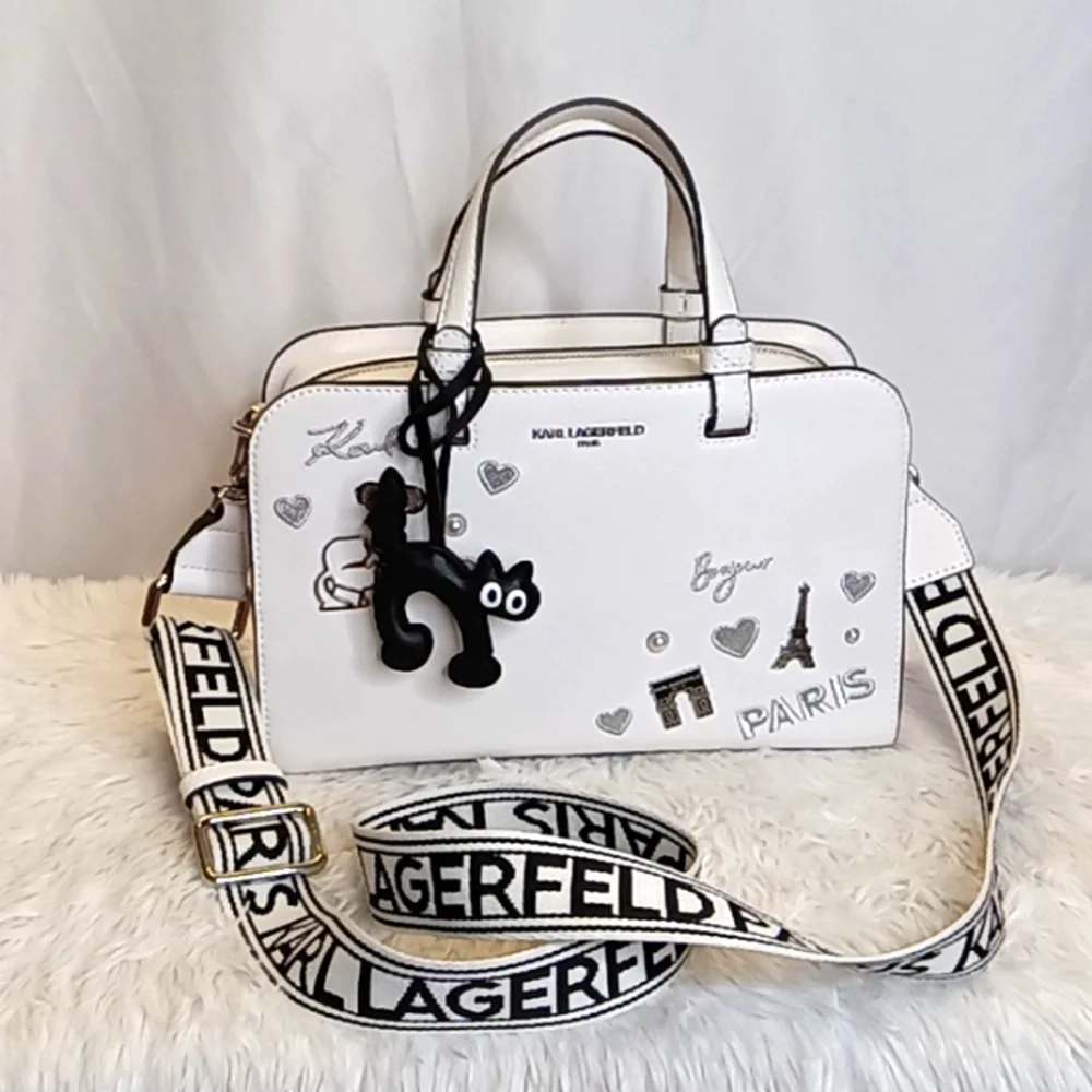 Cat Kitten Faux Leather Keychain Bag Charms - Picture 8 of 17